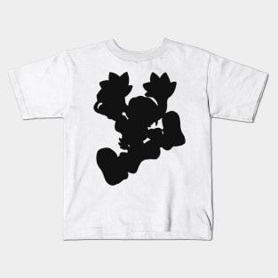 Klonoa Silhouette (Black) Kids T-Shirt